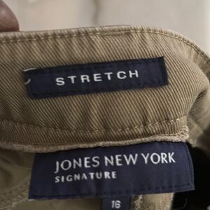 Jones New York Tan Stretch Pants